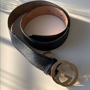 Authentic Gucci classic logo belt